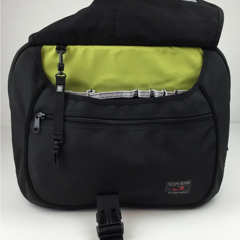 Tom Bihn Messenger Bag Empire Builder Black Travel Laptop Briefcase Carry-on